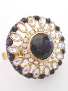 Kundan Finger Ring